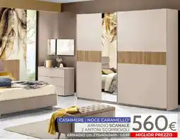 Mondo Convenienza Armadio scanalè 2 antoni scorrevoli offerta