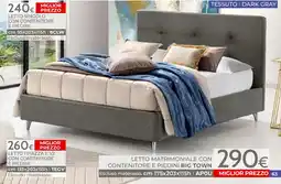 Mondo Convenienza LETTO MATRIMONIALE BIG TOWN offerta