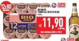 Supermercati Agorà RIO mare TONNO ALL'OLIO DI OLIVA offerta