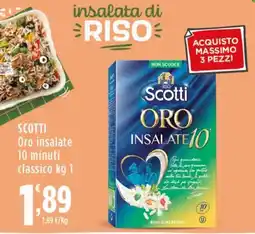 Rossotono Carrefour Scotti Oro insalate offerta