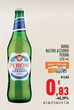Conad City Birra Nastro Azzurro Peroni offerta