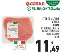Conad City Fesa di tacchino CONAD offerta