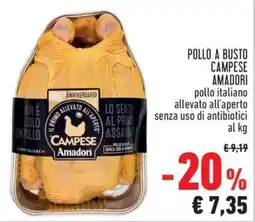 Conad City Pollo a busto Campese Amadori offerta