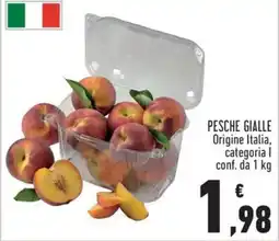 Conad City PESCHE GIALLE offerta