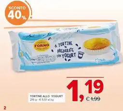 Todis Tortine allo yogurt offerta