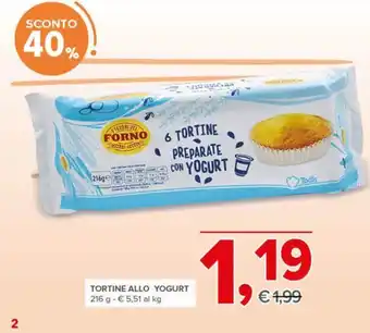 Tortine allo yogurt