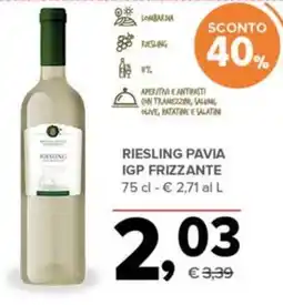 Todis RIESLING PAVIA offerta