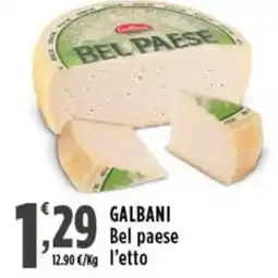 Rossotono Carrefour GALBANI Bel paese offerta