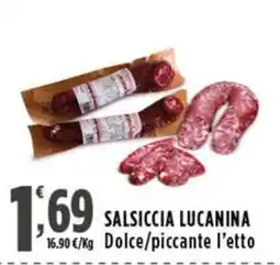 Rossotono Carrefour SALSICCIA LUCANINA offerta