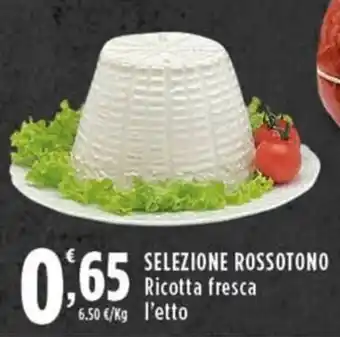 SELEZIONE ROSSOTONO Ricotta fresca