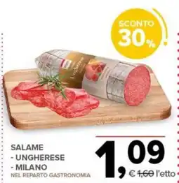 Todis Salame Ungherese Milano offerta