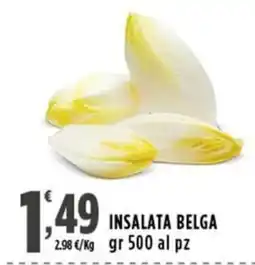 Rossotono Carrefour INSALATA BELGA offerta