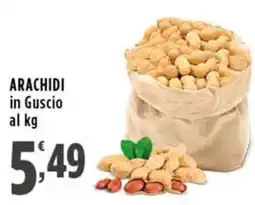 Rossotono Carrefour ARACHIDI in Guscio offerta