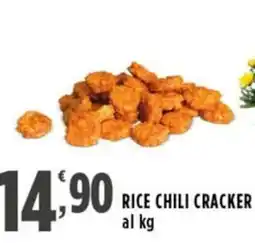 Rossotono Carrefour RICE CHILI CRACKER offerta