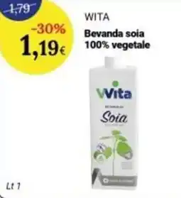 Re Mercato Lucrezia Wita Bevanda soia offerta