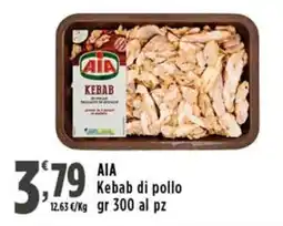 Rossotono Carrefour AIA Kebab di pollo offerta