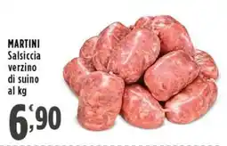 Rossotono Carrefour Martini Salsiccia verzino di suino offerta