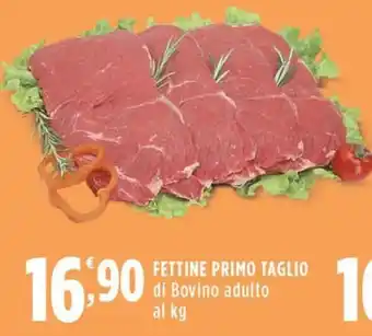 Rossotono Carrefour Fettine Primo Taglio di Bovino adulto offerta