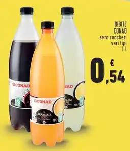 Conad City Bibite Conad zero zuccheri offerta