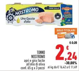 Conad City TONNO NOSTROMO offerta