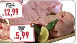 Supermercati Agorà Carpaccio di tacchino offerta