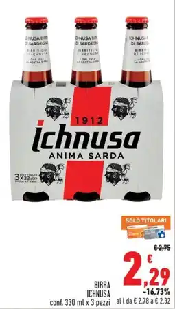 Conad City Birra Ichnusa offerta