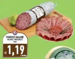 Supermercati Agorà Fiorucci Salame Milano/Ungherese offerta