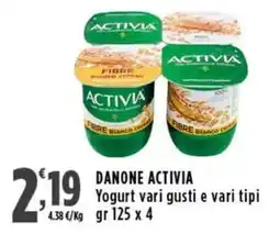 Rossotono Carrefour DANONE ACTIVIA offerta