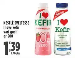 Rossotono Carrefour I love kefir offerta