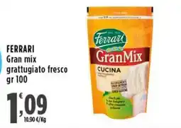 Rossotono Carrefour Ferrari Gran mix grattuggiato fresco offerta