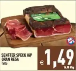 Supermercati Agorà Senfter speck igp gran resa offerta