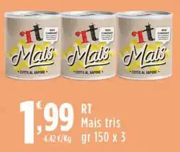 Rossotono Carrefour Mais tris offerta