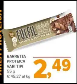 Todis FULFIL BARRETTA PROTEICA offerta