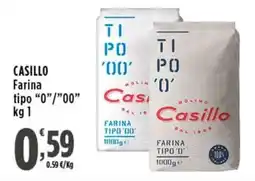 Rossotono Carrefour Farina tipo "0"/"00" Casillo offerta