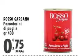 Rossotono Carrefour ROSSO GARGANO Pomodorini di puglia offerta