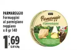 Rossotono Carrefour Parmareggio Formaggini al parmigiano reggiano offerta