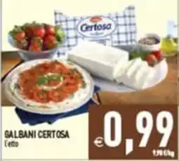 Supermercati Agorà GALBANI CERTOSA offerta