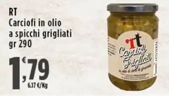 Rossotono Carrefour Carciofi Grigliati offerta