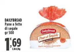 Rossotono Carrefour DailyBread Pan di Segale offerta