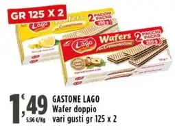 Rossotono Carrefour Gastone lago wafer doppio offerta