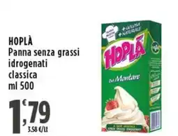 Rossotono Carrefour HOPLÀ Panna senza grassi idrogenati classica offerta