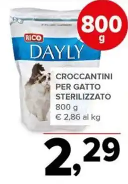 Todis RICO DAYLY CROCCANTINI PER GATTO STERILIZZATO offerta