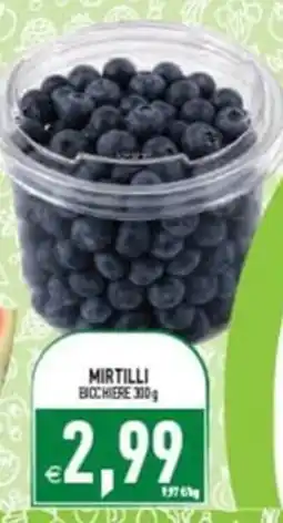 Supermercati Agorà Mirtilli Biocchiere offerta