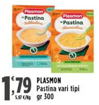 Rossotono Carrefour Plasmon Pastina vari tipi offerta