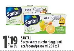 Rossotono Carrefour SANTAL Succo senza zuccheri aggiunti offerta