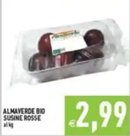 Supermercati Agorà ALMAVERDE BIO SUSINE ROSSE offerta