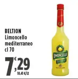 Rossotono Carrefour Beltion Limoncello mediterraneo offerta