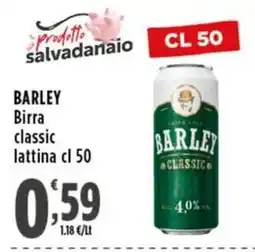 Rossotono Carrefour BARLEY Birra classic offerta