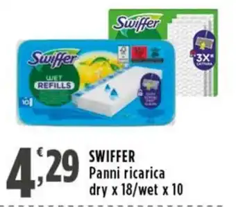 Rossotono Carrefour SWIFFER Panni ricarica offerta
