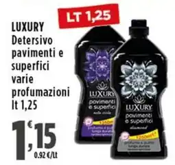 Rossotono Carrefour Luxury Detersivo pavimenti e superfici offerta